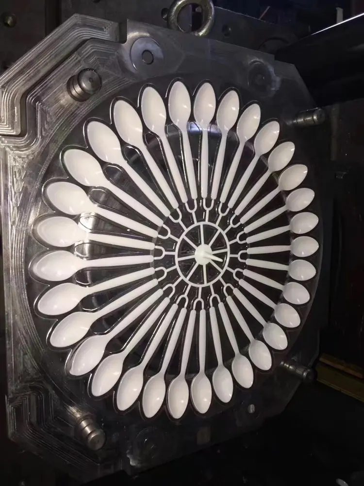 Trial molding photo for Packaging Cutlery Spoon Mold