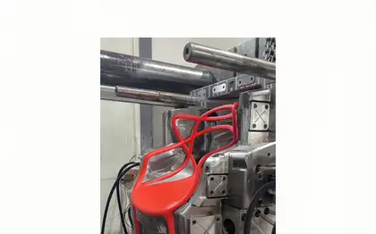 Trial molding photo for Daily Necessities Plastic Chair Mold