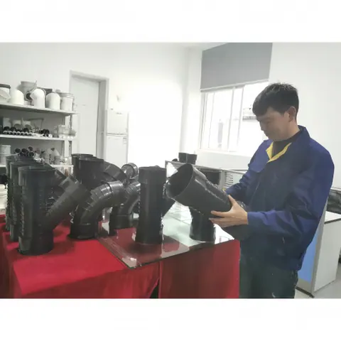 Mixed pipe fitting samples grouped after production review