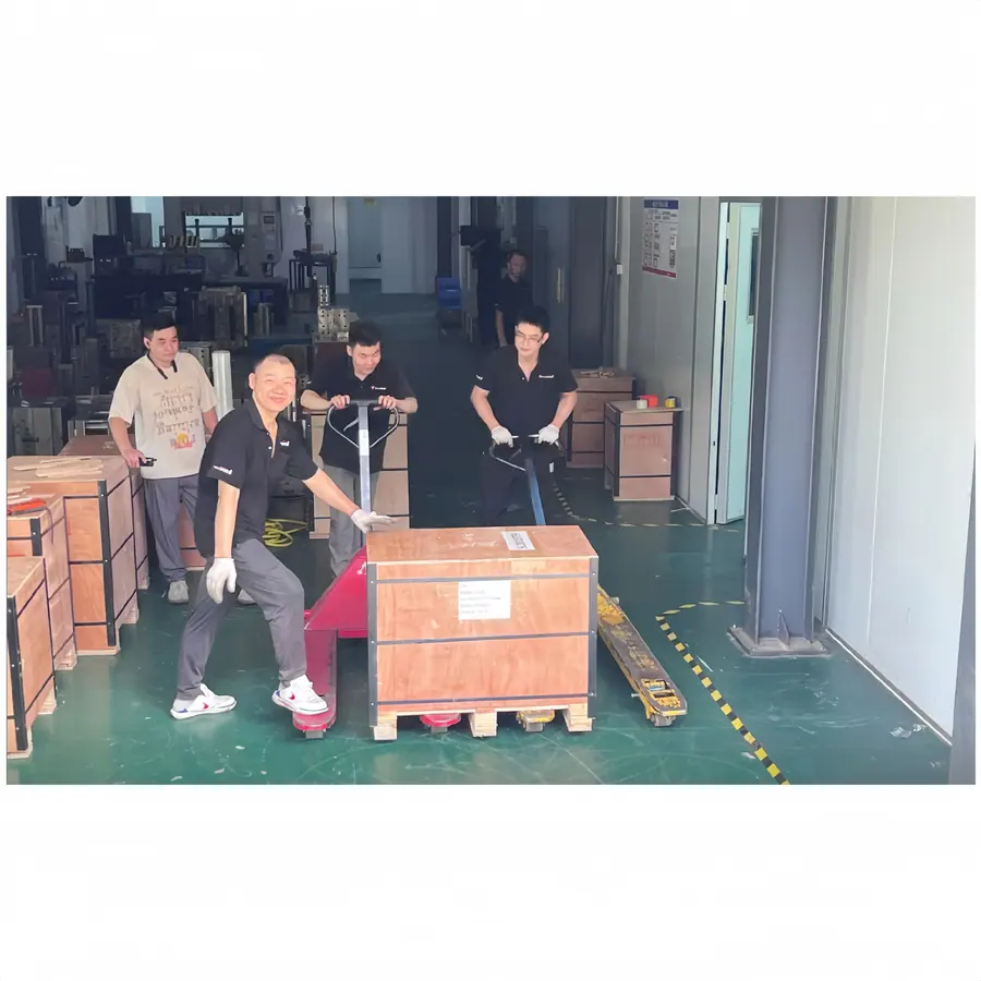 Shipment handoff proof for export mold delivery
